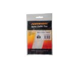 Powerforce POWCT802NT-100 Standard - Nylon 6/6 Cable Tie - 80mm x 2.5mm - Natural - 100 Pack Indoor - UL 94V-2 Flammability Rating - MIL-S-23190E Tensile Strength