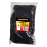 Powerforce POWCT1002BK-1000 UV Resistant - Nylon 6/6 Cable Tie - 102mm x 2.5mm - Black - 1000 Pack Indoor / Outdoor - UL 94V-2 Flammability Rating - MIL-S-23190E Tensile Strength - Carbonate A