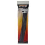 Powerforce POWCT3704BK-100 UV Resistant - Nylon 6/6 Cable Tie - 370mm x 4.8mm - Black - 100 Pack Indoor / Outdoor - UL 94V-2 Flammability Rating - MIL-S-23190E Tensile Strength - Carbonate A