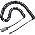 Poly 26716-01 Vista Cable (QD to Male Modular Coiled cord connects any H-Series headset) 3m Curly cord when stretched Quick disconnect (QD) to RJ11 plug