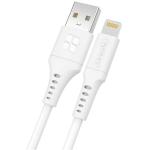 Promate POWERLINK-AI120W 1.2m USB-A to Lightning     Data & Charge Cable. Data Transfer Rate 480Mbps. TotalCurrent2.4A. Durable Soft Silicon Cable. Tangle Resistant 25000+ Bend Tested. White   Not MFI Certified