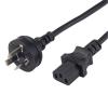 Dynamix C-POWERC 10A 3 Pin Plug to IEC C13 Power Cord - 1.8m - Black 1.0mm Copper Core - SAA Approved - AU/NZ - 240V Dynamix C-POWERC 10A 3 Pin Plug to IEC C13 Power Cord - 1.8m - Black 1.0mm Copper Core - SAA Approved - AU/NZ - 240V