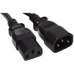 RackPower CM0CC150 10A C14 to C13 Cable - 1.5m - Black 0.75mm2 - PVC