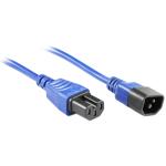 RackPower CM1CH150B 10A C14 to C15 Cable - 1.5m - Blue 120C High Temp Socket - 1mm2 - Rubber