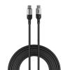 RockRose Sliverline CC Pro Max 240W USB-C Cable - 2m Nylon Braided - Aluminum Casing RockRose Sliverline CC Pro Max 240W USB-C Cable - 2m Nylon Braided - Aluminum Casing