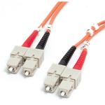 StarTech.com FIBSCSC1 Multimode 62.5/125 - LSZH Fiber Optic Cable - 1m SC to SC OM1 Multimode Fiber Optic Cable - 62.5/125 - 10G Networks - LSZH