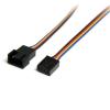 StarTech.com FAN4EXT12 4-Pin Fan Power Extension Cable - 30cm (12") 4 Pin Fan Power Extension Cable - Male to Female StarTech.com FAN4EXT12 4-Pin Fan Power Extension Cable - 30cm (12") 4 Pin Fan Power Extension Cable - Male to Female