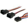 StarTech.com FAN4SPLIT12 4-Pin PWM Fan Power Y Cable - 30cm (12") 4Pin PWM Fan Extension Power Y Cable - Male to 2x Female StarTech.com FAN4SPLIT12 4-Pin PWM Fan Power Y Cable - 30cm (12") 4Pin PWM Fan Extension Power Y Cable - Male to 2x Female