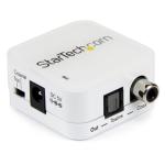 StarTech.com SPDIFCOAXTOS Two Way Digital Audio Converter Repeater