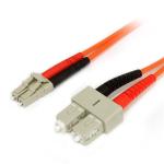StarTech.com FIBLCSC3 Multimode 62.5/125 - LSZH Fiber Optic Cable - 3m Multimode Fiber Patch Cable LC - SC - Multimode Duplex 62.5/125 - LSZH - 10G Networks
