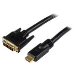 StarTech.com HDDVIMM15M 1920x1200 HDMI to DVI-D Cable - 15m - Black HDMI to DVI-D Cable - Male to Male - DVI-D to HDMI - HDMI to DVI Converters - Bidirectional HDMI to DVI or DVI to HDMI