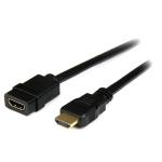 StarTech.com HDEXT2M 4K x 2K HDMI Extension Cable - 2m - Black HDMI Extension Cable - Ultra HD 4k x 2k HDMI Cable Male to Female - HDMI Extension - HDMI Male Female Cable - HDMI Extension Cord