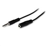 StarTech.com MU1MMFS 3.5mm Stereo Audio Extension Cable - 1m Slim - Male to Female