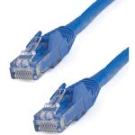 StarTech.com Cat6 - 650MHz - 100W PoE Ethernet Cable - 7m - Blue Gigabit Ethernet Wire - RJ45 - UTP - Network-Patch Cord - Snagless - Strain Relief - Fluke Tested - UL-TIA Certified