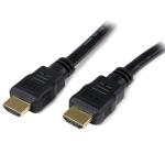 StarTech.com HDMM1M 4K 30Hz HDMI Cable with Ethernet - 1m (3ft) - Black HDMI Cable - 4K High Speed HDMI Cable with Ethernet - UHD 4K 30Hz Video - HDMI 1.4 Cable - Ultra HD HDMI Monitors / Projectors / TVs & Displays - Black HDMI Cord - Male