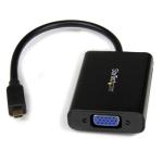 StarTech.com MCHD2VGAA2 Micro HDMI to VGA Adapter with Audio