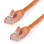 StarTech 3m CAT6 Ethernet Cable - Orange CAT 6 Gigabit Ethernet Wire -650MHz 100W PoE RJ45 UTP Network/Patch Cord Snagless w/Strain Relief Fluke Tested/Wiring is UL Certified/TIA