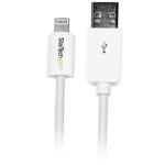 StarTech.com USBLT3MW USB 2.0 - 480Mbps USB-A to Lightning Cable - 3m - White 8-pin Lightning to USB - MFi Certified