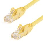 StarTech.com N6PATC1MYL Cat6 - 10GbE - 100W PoE++ Ethernet Cable - 1m - Yellow Gigabit Ethernet Wire / 650MHz 100W PoE++ RJ45 UTP Category 6 Network / Patch Cord Snagless with Strain Relief Fluke Tested UL / TIA Certified - Male to Male