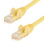 StarTech N6PATC1MYL 1m CAT6 Ethernet Cable - Yellow CAT 6 Gigabit Ethernet Wire -650MHz 100W PoE++ RJ45 UTP Category 6 Network/Patch Cord Snagless w/Strain Relief Fluke Tested UL/TIA Certified