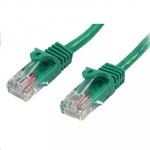 StarTech 45PAT2MGN 2m Green Snagless UTP Cat5e Patch Cable Make Fast Ethernet network connections using this high quality Cat5e Cable, with Power-over-Ethernet capability