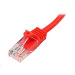 StarTech.com 45PAT2MRD Cat5e Patch Cable - 2m - Red Snagless - UTP - RJ45 Connectors