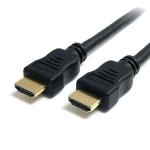 StarTech.com HDMM2MHS 4K x 2K HDMI Cable with Ethernet - 2m - Black High Speed HDMI Cable with Ethernet - Ultra HD 4k x 2k HDMI Cable - HDMI to HDMI Male to Male - 1080p Audio / Video - Gold-Plated