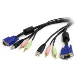 StarTech.com USBVGA4N1A10 3m 4-in-1 USB VGA KVM Cable w/ Audio
