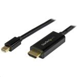 StarTech.com MDP2HDMM2MB 4K 30Hz Mini DisplayPort to HDMI Cable - 2m (6ft) - Black 4K 30Hz Video / mDP to HDMI Adapter Cable / Mini DP or Thunderbolt 1/2 Mac / PC to HDMI Monitor / Display / mDP to HDMI Converter Cord - Male to Male