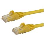 StarTech.com N6PATC10MYL Cat6 - 10GbE - 100W PoE++ Ethernet Cable - 10m - Yellow Gigabit Ethernet Wire / 650MHz 100W PoE++ RJ45 UTP Category 6 Network / Patch Cord Snagless with Strain Relief Fluke Tested UL / TIA Certified - Male to Male
