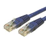StarTech.com C6PATCH2BL Cat6 - 650MHz - 100W PoE++ Ethernet Cable - 60cm - Blue Gigabit Ethernet Wire - RJ45 - UTP - Molded - Network-Patch Cord - Strain Relief - Fluke Tested - UL-TIA Certified