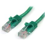 StarTech.com 45PAT5MGN Cat5e Ethernet Patch Cable - 5m - Green Snagless - RJ45 Connectors