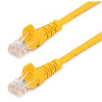 StarTech.com 45PAT5MYL Cat5e Ethernet Patch Cable - 5m - Yellow Snagless - RJ45 Connectors
