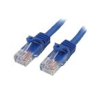 StarTech.com 45PAT10MBL Cat5e Ethernet Patch Cable - 10m - Blue Snagless - RJ45 Connectors