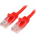 StarTech 45PAT10MRD 10m Red Cat5e Ethernet Patch Cable with Snagless RJ45 Connectors