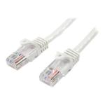 StarTech.com 45PAT10MWH Cat5e Ethernet Patch Cable - 10m - White Snagless - RJ45 Connectors
