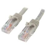 StarTech.com 45PAT7MGR Cat5e Ethernet Patch Cable - 7m - Gray Snagless - RJ45 Connectors