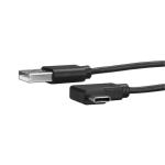 StarTech.com USB2AC1MR USB 2.0 - 480Mbps USB-A to USB-C Cable - 1m Right Angle - USB 2.0