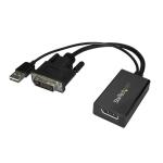 StarTech DVI2DP2 DVI to DisplayPort Adapter - USB Power