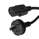 StarTech PXTA1011M 1m (3ft) Computer Power Cord, AS/NZS 3112 to C13, 10A 250V, 18AWG, Black Replacement AC Power Cord, Printer Power Cord, PC Power Supply Cable, Monitor Power Cable - UL Listed