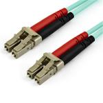 StarTech.com 450FBLCLC10 40-100 Gb - 50-125 - LSZH Fiber Optic Cable - 10m - Aqua OM4 - Duplex - Multimode - LC-LC - Patch Cable