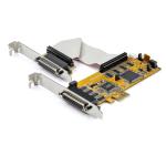 StarTech.com PEX8S1050LP 8-Port PCI Express RS232 Serial Adapter Card - PCIe RS232 Serial Card - 16C1050 UART - Low Profile Serial DB9 Controller/Expansion Card - 15kV ESD Protection - Windows/Linux