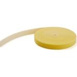 StarTech.com HKLP25YW Hook-and-Loop Roll Cut-to-Size Reusable Cable Ties - 7.6m (25ft) - Yellow Bulk Industrial Wire Fastener Tape / Adjustable Fabric Wraps Yellow / Reusable Self Gripping Cable Management Straps