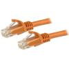 StarTech.com N6PATC150CMOR Cat6 - 10GbE - 100W PoE Ethernet Cable - 1.5m - Orange Gigabit Ethernet Wire / 650MHz 100W PoE RJ45 UTP Network / Patch Cord Snagless with Strain Relief Fluke Tested / Wiring is UL Certified / TIA - Male to Male StarTech.com N6PATC150CMOR Cat6 - 10GbE - 100W PoE Ethernet Cable - 1.5m - Orange Gigabit Ethernet Wire / 650MHz 100W PoE RJ45 UTP Network / Patch Cord Snagless with Strain Relief Fluke Tested / Wiring is UL Certified / TIA - Male to Male