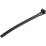 StarTech.com CBMZTRB5BK Reusable Cable Ties - 12cm - Black - 100 Pack Nylon