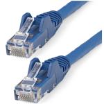 StarTech.com N6LPATCH15MBL Cat6 - 10GbE - LSZH Ethernet Cable - 15m - Blue LSZH CAT6 / 10 Gigabit / RJ45 UTP Network Patch Cord Snagless with Strain Relief - Male to Male