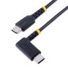 StarTech.com R2CCR-30C-USB-CABLE USB 2.0 - 480Mbps - 60W - 3A USB-C Cable - 30cm - Black Right Angle - 60W PD - USB 2.0 - Rugged Aramid Fiber - USB-C Charging Cable - Angled StarTech.com R2CCR-30C-USB-CABLE USB 2.0 - 480Mbps - 60W - 3A USB-C Cable - 30cm - Black Right Angle - 60W PD - USB 2.0 - Rugged Aramid Fiber - USB-C Charging Cable - Angled