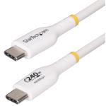 StarTech.com USB2EPR3MW USB-C - 240W USB-C Cable - 3m - White 240W PD EPR - USB-C Charging Cable