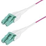 StarTech.com OM4RLCLC15M 15m LC/UPC OM4 Fiber Cable OFNR Riser