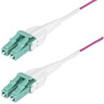 StarTech.com OM4RLCLC1M 1m LC/UPC OM4 Fiber Cable OFNR Riser
